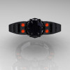 Art-Masters-Winged-Skull-14K-Black-Gold-1-Carat-Black-Diamond-Orange-Sapphire-Engagement-Ring-R613-14KBGOSBD-T
