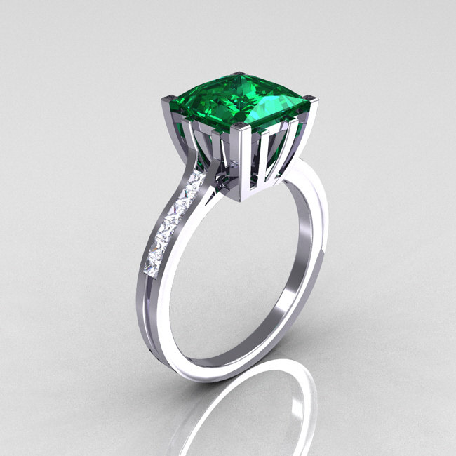 Italian 950 Platinum 1.0 Ct Black and White Diamond Engagement Ring Wedding  Ring R280-PLATDBD | Art Masters Jewelry
