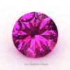 Art-Masters-Gems-Calibrated-0-1-5-Ct-Round-Hot-Pink-Sapphire-Created-Gemstone-RCG0150-DPS