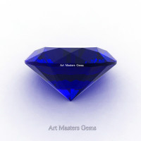 Art Masters Gems Calibrated 0.5 Ct Round Royal Blue Sapphire Created Gemstone RCG0050-RBS