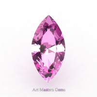 Art Masters Gems Calibrated 1.25 Ct Marquise Light Pink Sapphire Created Gemstone MCG0125-LPS