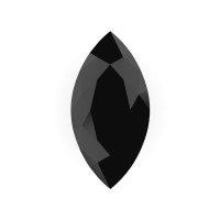 Art Masters Gems Standard 0.5 Ct Marquise Black Sapphire Created Gemstone MCG0050-BLS