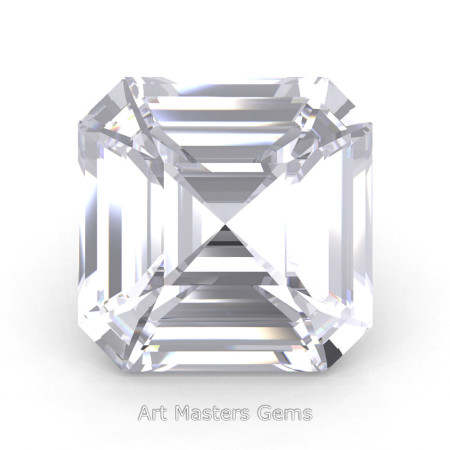 Art-Masters-Gems-Standard-0-7-5-Carat-Asscher-Cut-White-Sapphire-Created-Gemstone-ACG075-WS-T