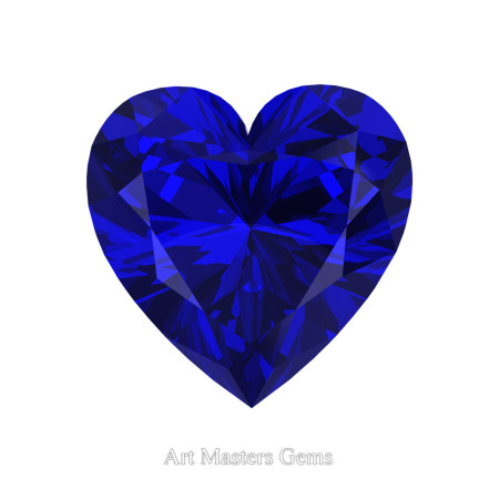 Art-Masters-Gems-Standard-0-7-5-Carat-Heart-Cut-Blue-Sapphire-Created-Gemstone-HCG075-BS-T