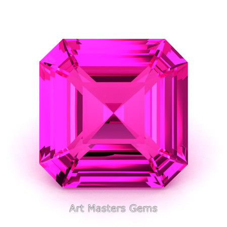 Art-Masters-Gems-Standard-1-0-0-Carat-Asscher-Cut-Pink-Sapphire-Created-Gemstone-ACG100-PS-T