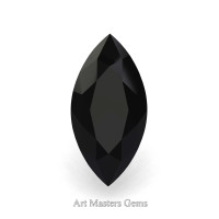 Art Masters Gems Standard 1.0 Ct Marquise Black Diamond Created Gemstone MCG100-BD