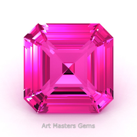 Art-Masters-Gems-Standard-1-5-0-Carat-Asscher-Cut-Pink-Sapphire-Created-Gemstone-ACG150-PS-T