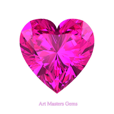 Art-Masters-Gems-Standard-1-5-0-Carat-Heart-Cut-Pink-Sapphire-Created-Gemstone-HCG150-PS-T