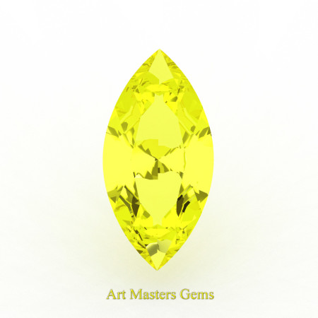 Art-Masters-Gems-Standard-1-5-0-Ct-Marquise-Yellow-Sapphire-Created-Gemstone-MCG0150-YS