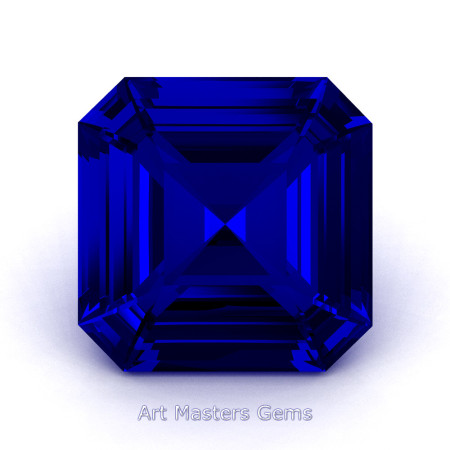 Art-Masters-Gems-Standard-3-0-0-Carat-Royal-Asscher-Cut-Blue-Sapphire-Created-Gemstone-RACG300-BS-T