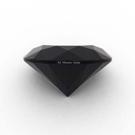 Art-Masters-Gems-Standard-Round-Black-Diamond-Created-Gemstone-RCG0300-BD