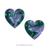 Art-Masters-Gems-Standard-Set-of-Two-2-0-0-Carat-Heart-Cut-Alexandrite-Created-Gemstones-HCG200S-AL-T
