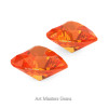 Art-Masters-Gems-Standard-Set-of-Two-Heart-Cut-Orange-Sapphire-Created-Gemstones-HCGS-OS-F
