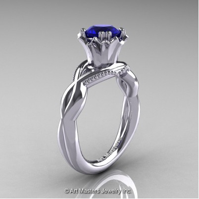 Faegheh-Modern-Classic-14K-White-Gold-1-0-Ct-Blue-Sapphire-Solitaire-Engagement-Ring-R290-14KWGBS-P-402×402