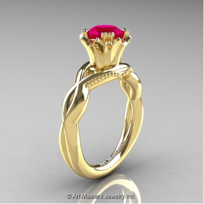 Faegheh-Modern-Classic-14K-Yellow-Gold-1-0-Ct-Rose-Ruby-Solitaire-Engagement-Ring-R290-14KYGRR-P-402×402