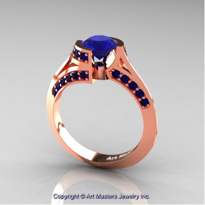 Modern-French-14K-Rose-Gold-1-0-Carat-Blue-Sapphire-Engagement-Ring-Wedding-Ring-R376-14KRGBS-P2-402×402