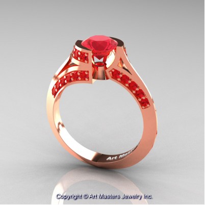 Modern-French-14K-Rose-Gold-1-0-Carat-Ruby-Engagement-Ring-Wedding-Ring-R376-14KRGR-P2-402×402