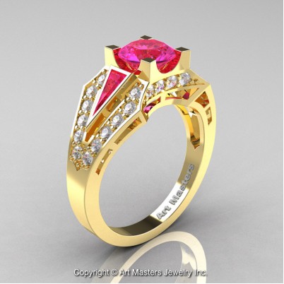 Royal-Edwardian-14K-Yellow-Gold-1-0-Ct-Pink-Sapphire-Diamond-Engagement-Ring-R285-14KYGDPS-P-402×402