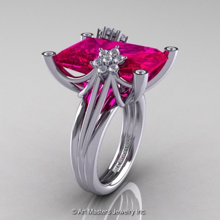 Modern-Bridal-14K-White-Gold-Rose-Ruby-Diamond-Fantasy-Cocktail-Ring-R292-14KWGDRR-P-700×700