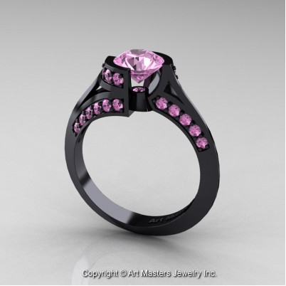 Modern-French-14K-Black-Gold-1-0-Carat-Light-Pink-Sapphire-Engagement-Ring-Wedding-Ring-R376-14KBGLPS-P2-402×402