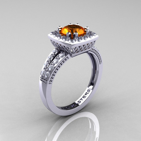 Renaissance-Classic-White-Gold-1-0-Carat-Round-Orange-Sapphire-Diamond-Engagement-Ring-R220-WGDOS-P-700×700